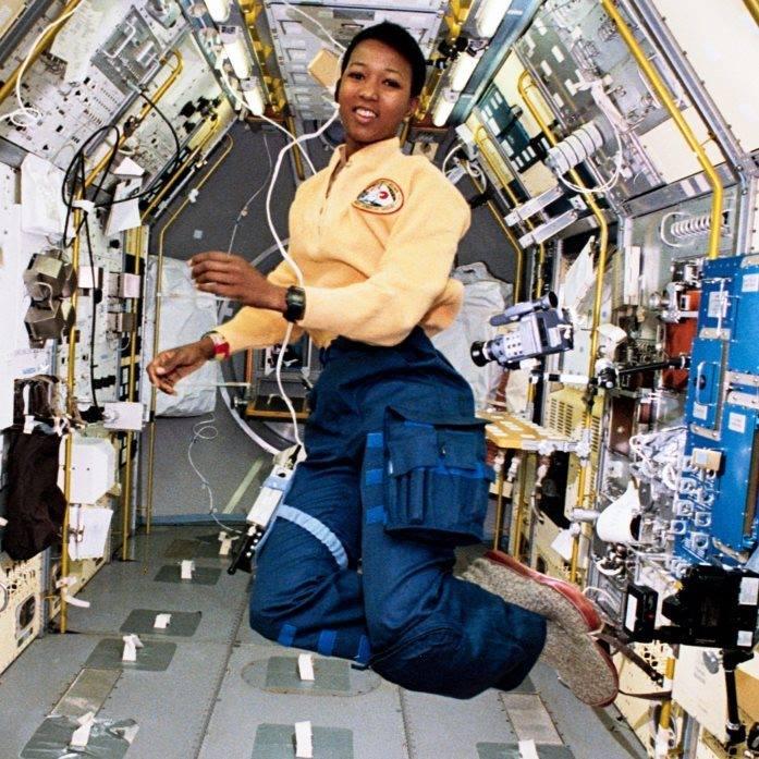 Mae Jemison Works at Zero Gravity, 1992