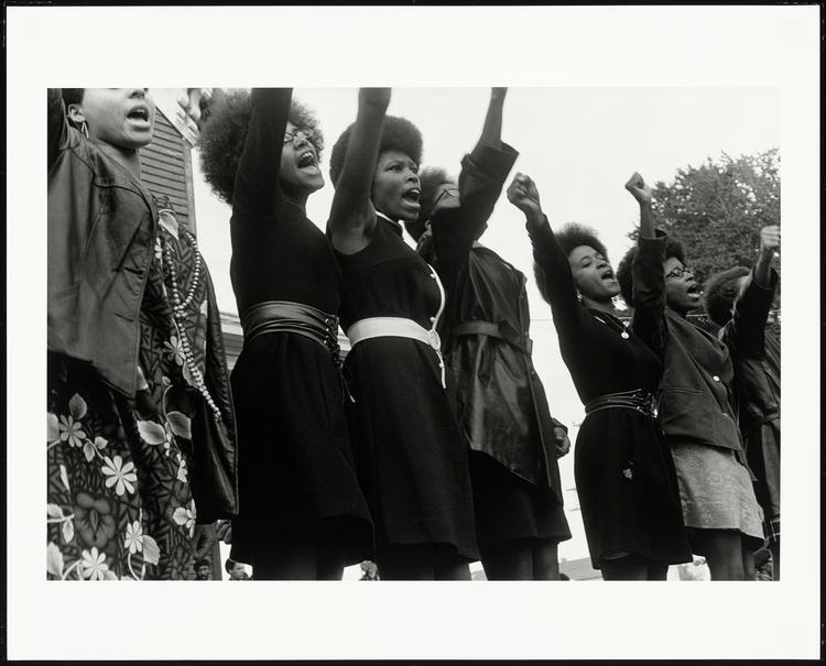Black Panther Women in Oakland, CA, 1968