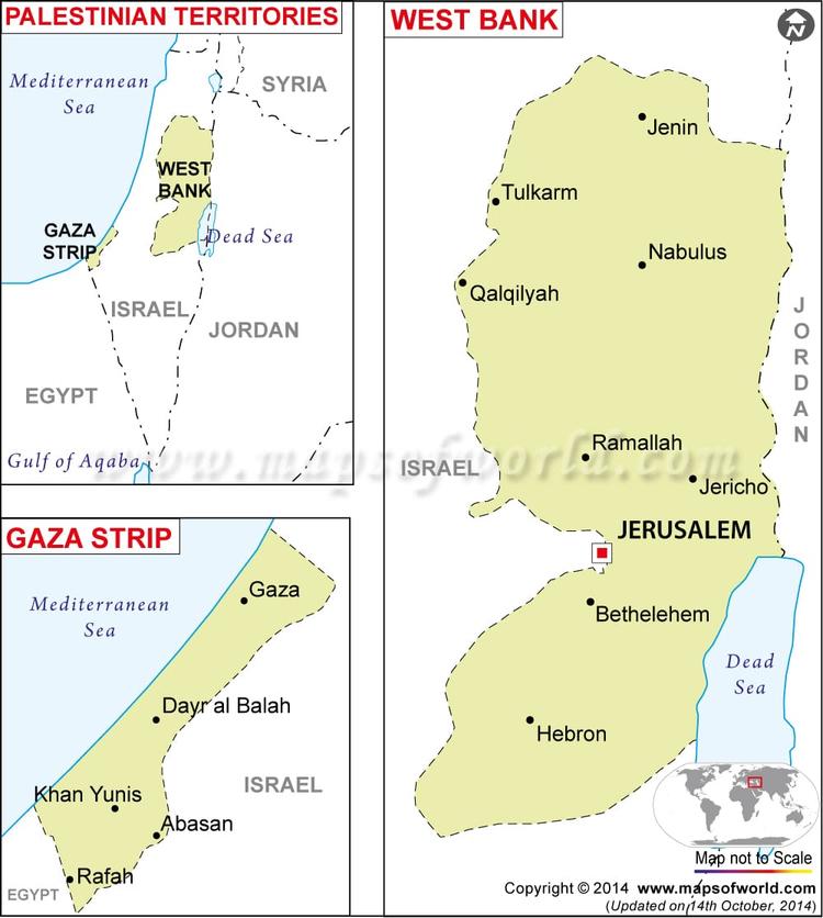 Palestinian Political Map