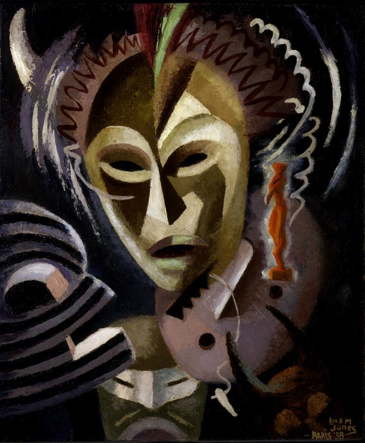 Les Fétiches by Loïs Mailou Jones, 1938