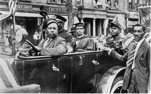 Marcus Garvey in Harlem, 1924