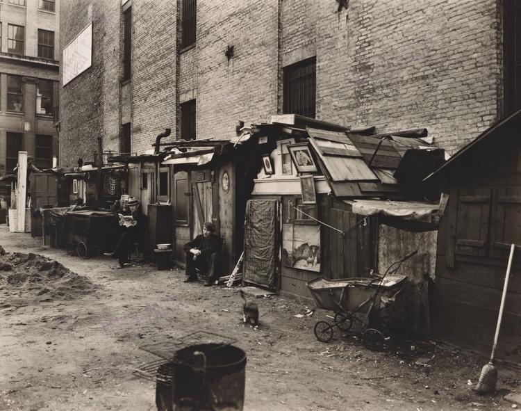 Huts and unemployed